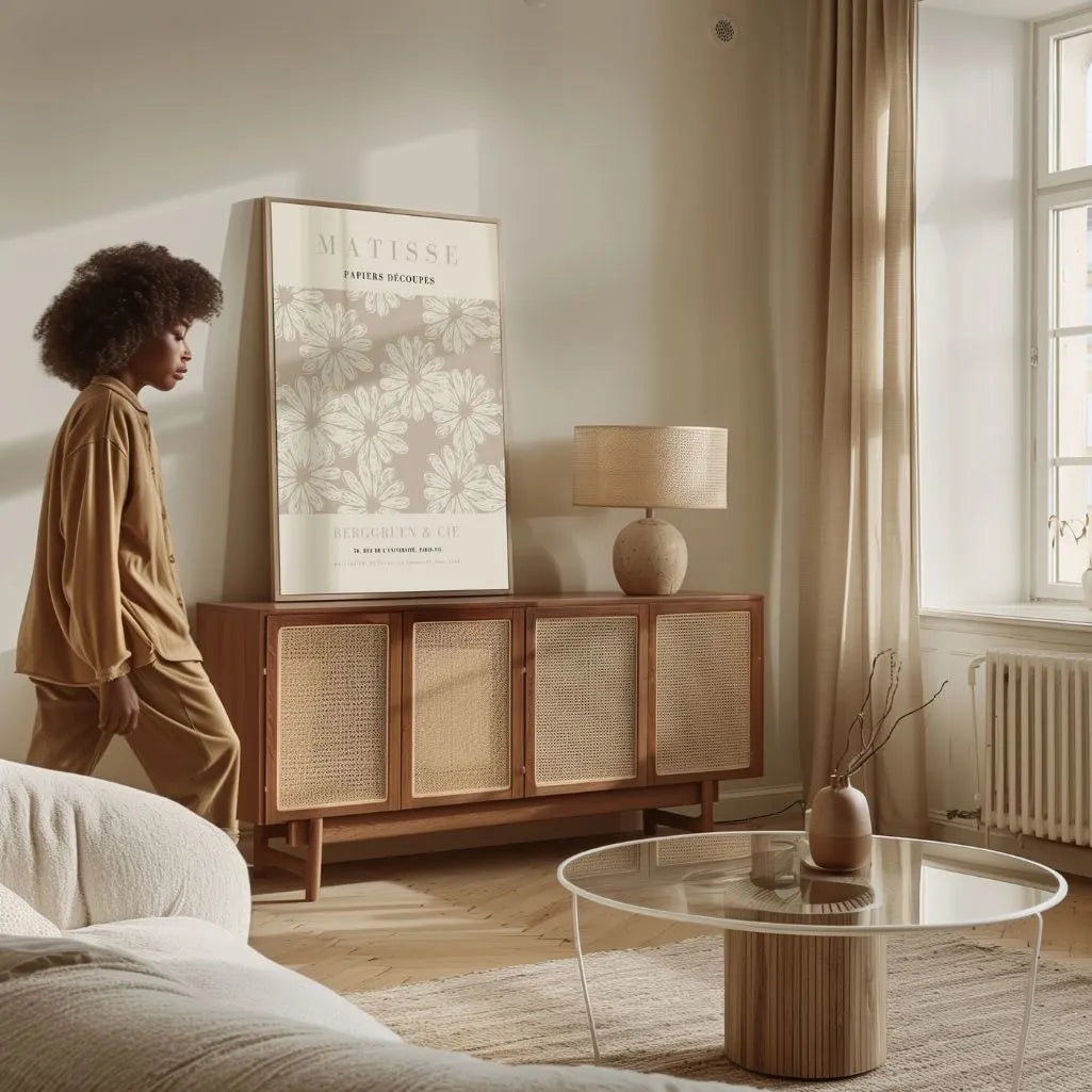 Matisse Beżowe Stokrotki Plakat