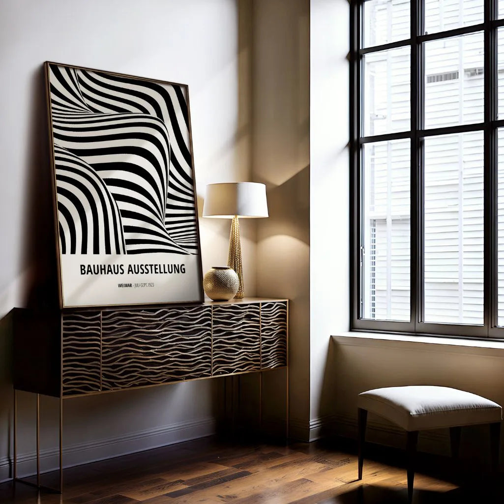 Bauhaus Głębia Przestrzeni Plakat