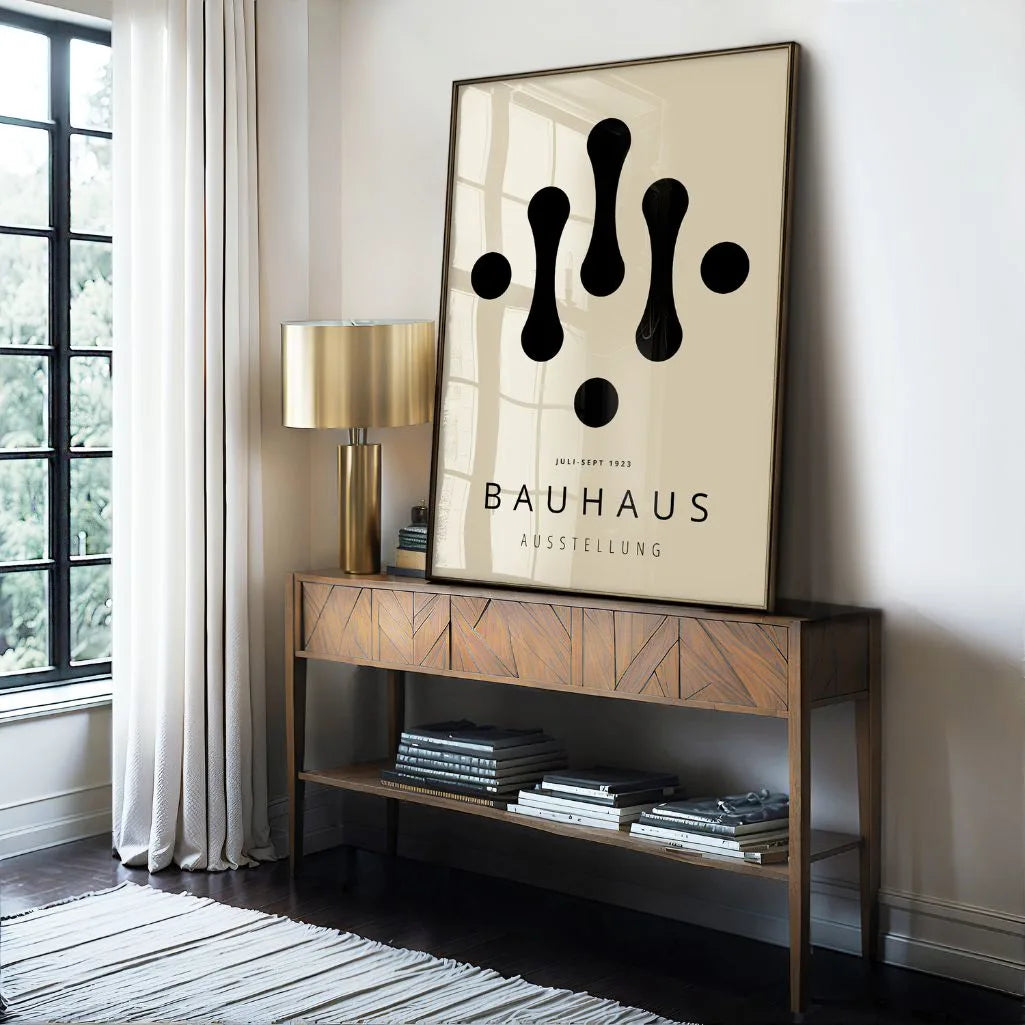 Plakat Bauhaus Krople Geometria