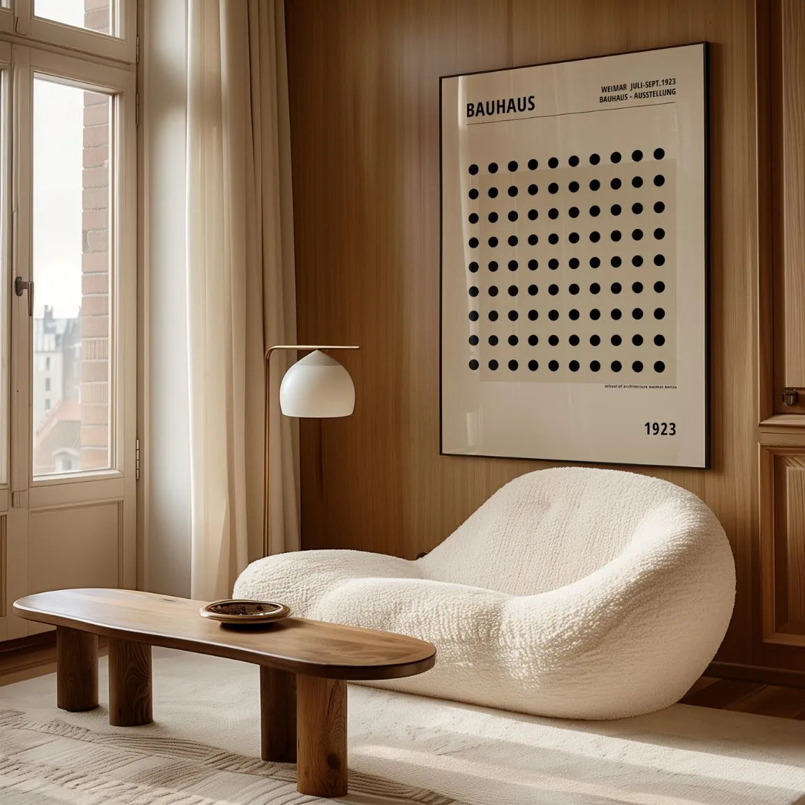 Bauhaus Punkty Równowagi Plakat