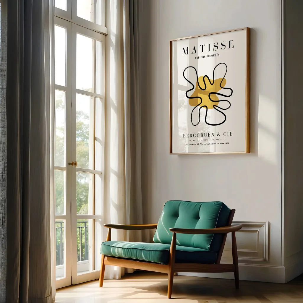 Plakat Matisse Musztardowy Akcent Forma