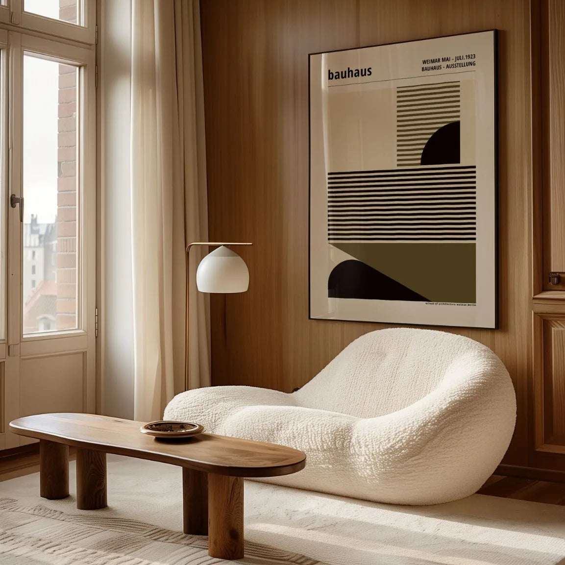 Bauhaus Linie I Formy Plakat