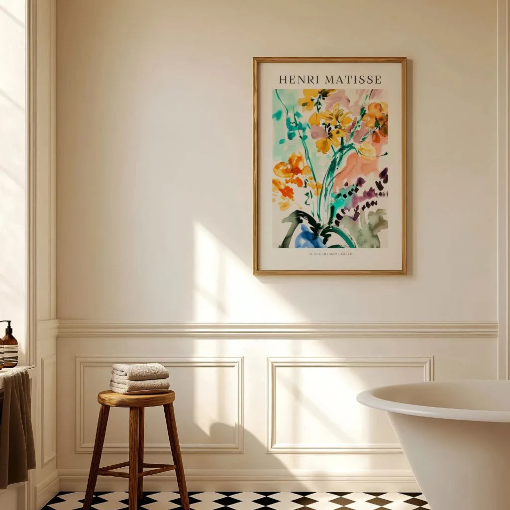 Matisse Bukiet Akwarela Plakat
