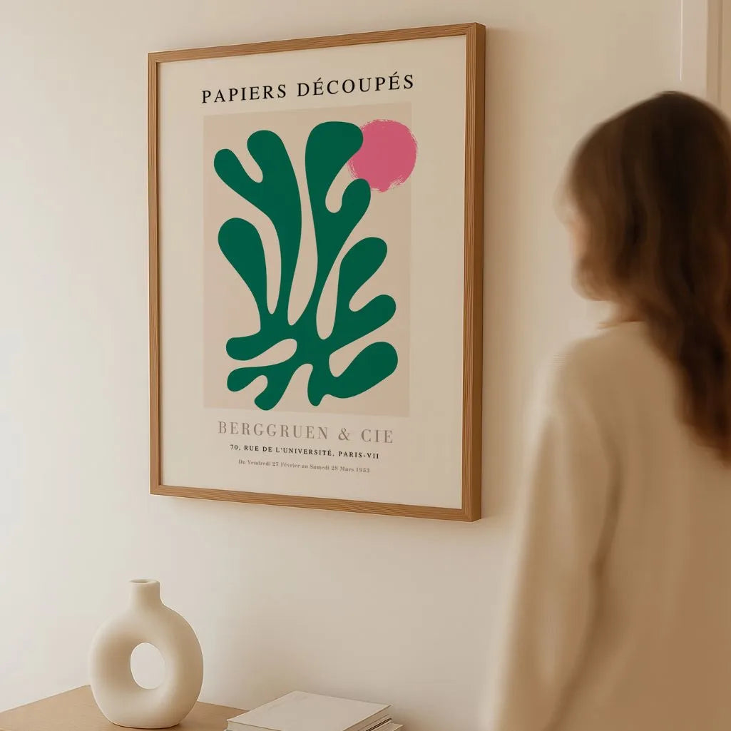 Matisse Zielony Botaniczny Plakat