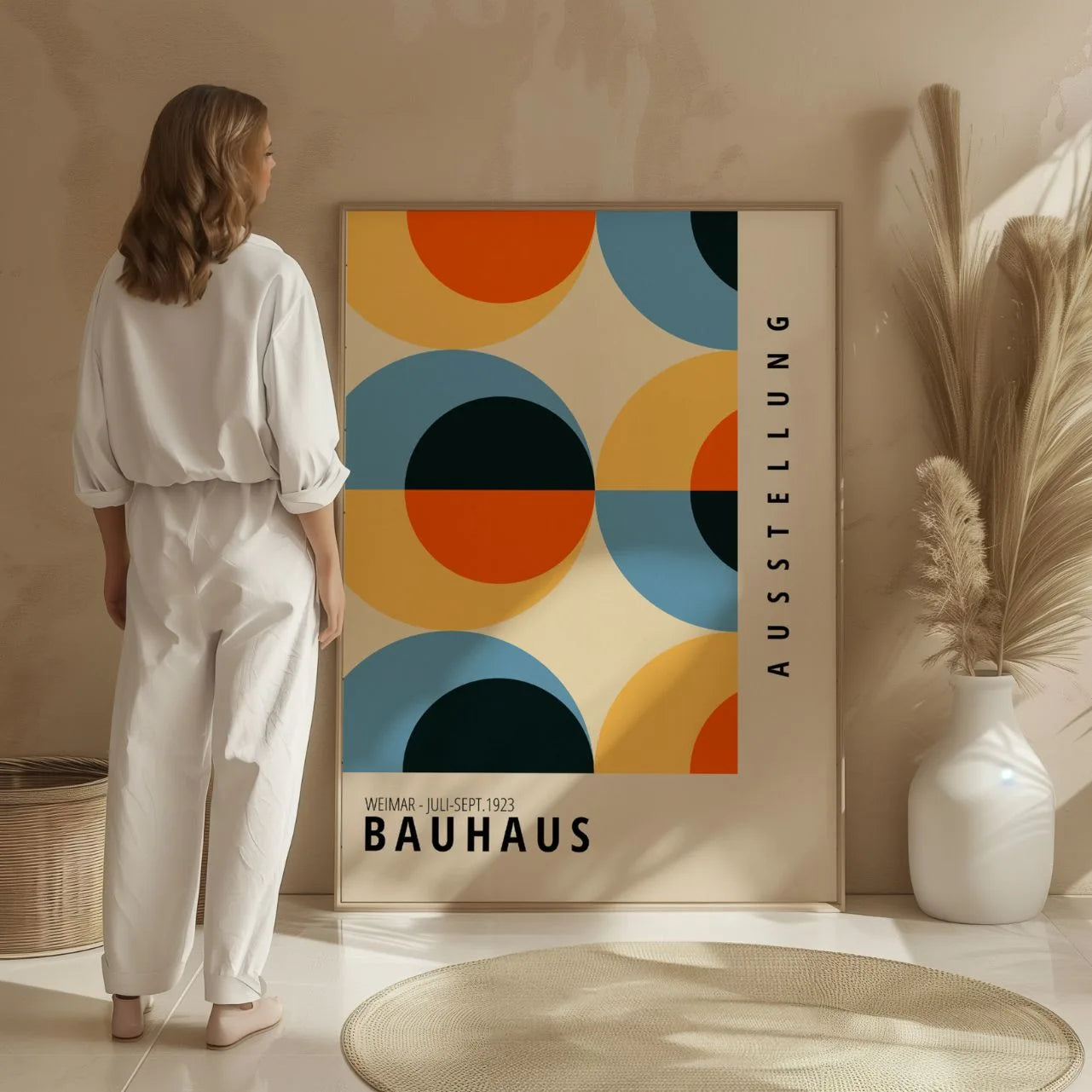 Bauhaus Retro Kolory Plakat
