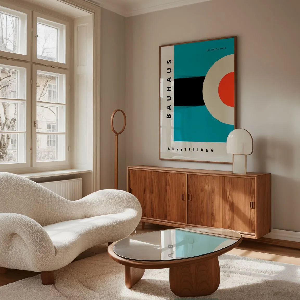 Plakat Bauhaus Błękit Nieba