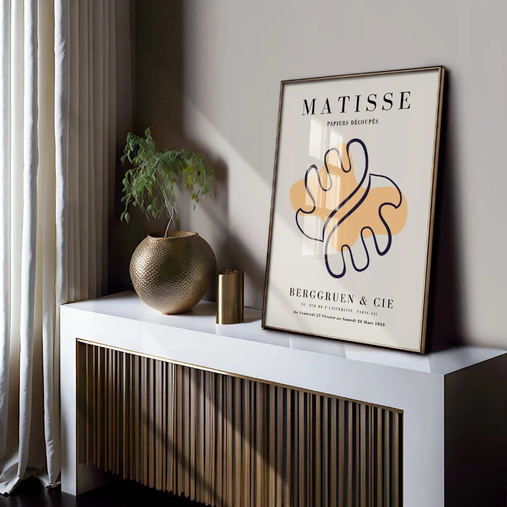 Plakat Matisse Pomarańczowa Forma Abstrakcyjna