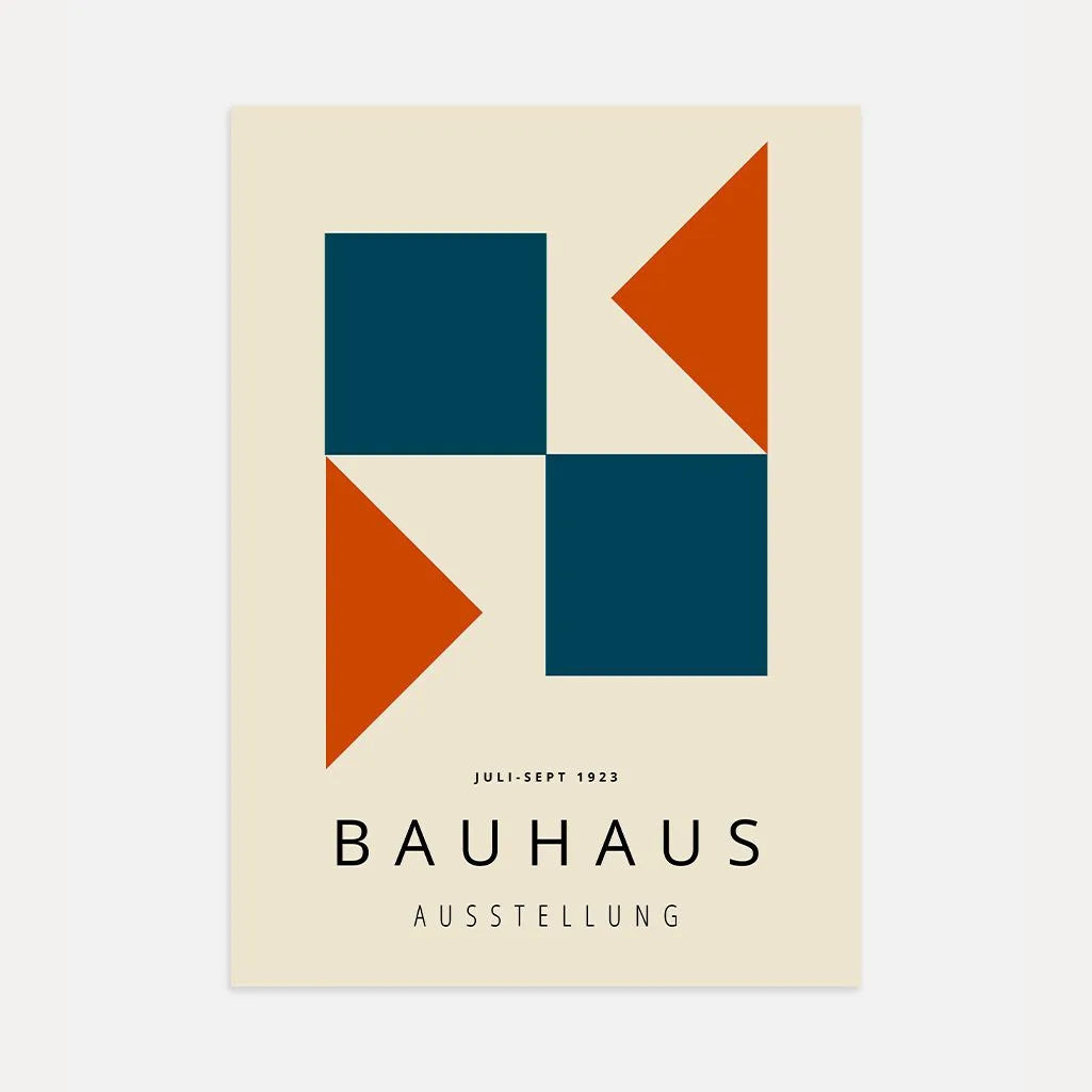Bauhaus Kontrast Barw Plakat