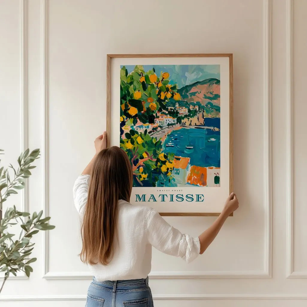 Matisse Amalfi Morski Niebieski Plakat