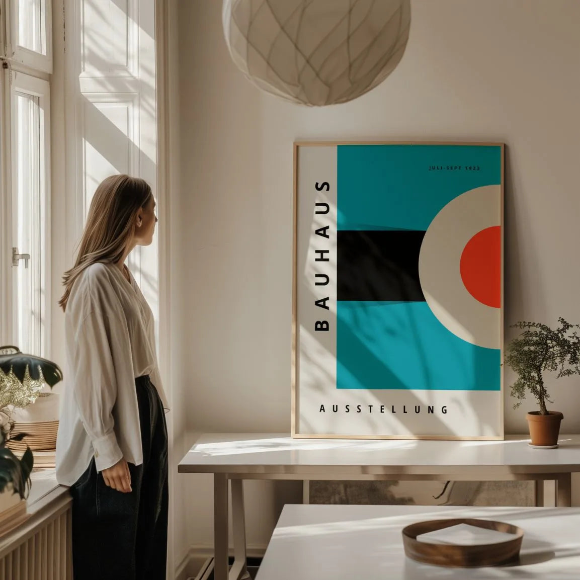 Plakat Bauhaus Błękit Nieba