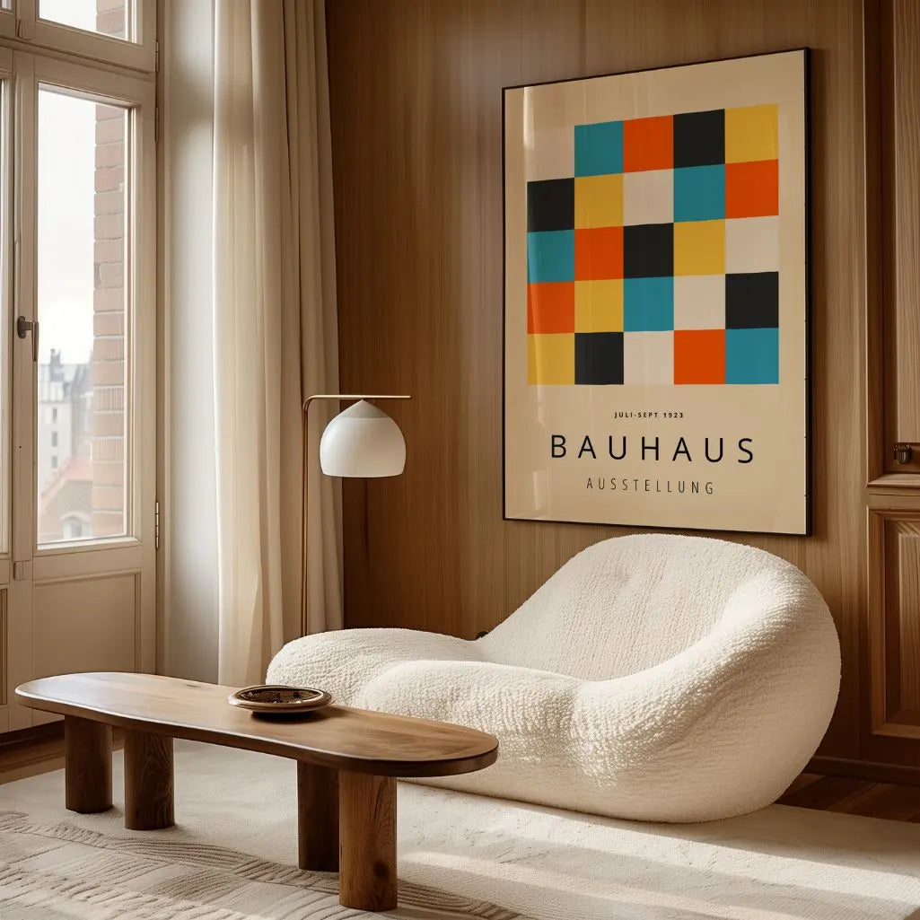 Bauhaus Bloki Koloru Plakat