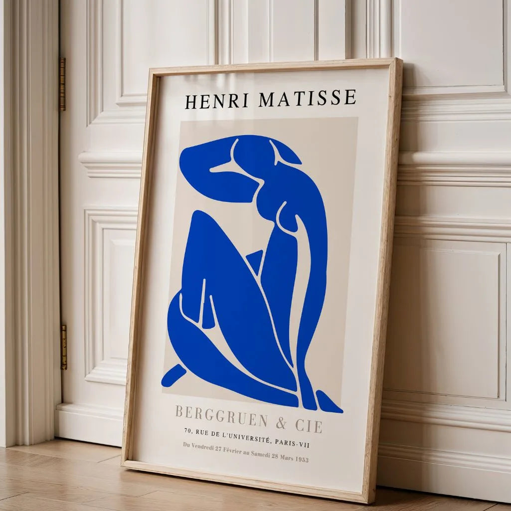 Matisse Nu Bleu Niebieski Plakat