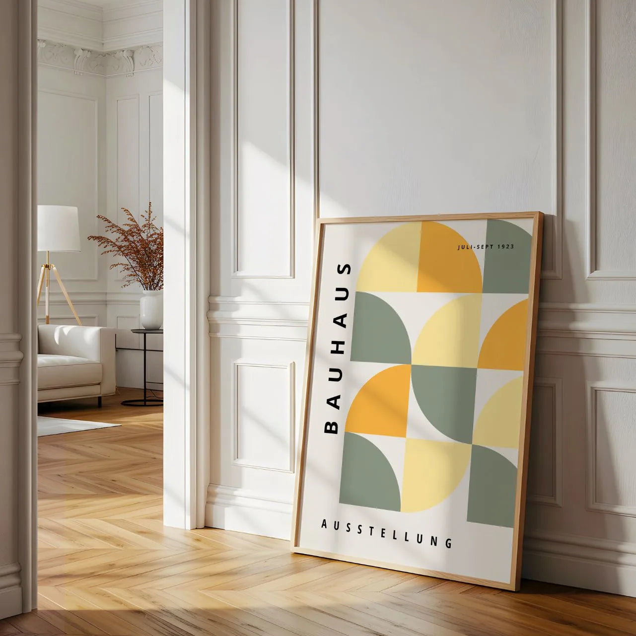 Bauhaus Pastelowa Równowaga Plakat