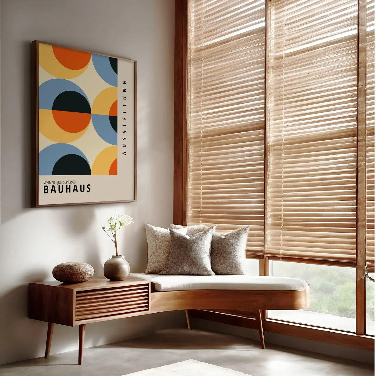 Bauhaus Retro Kolory Plakat
