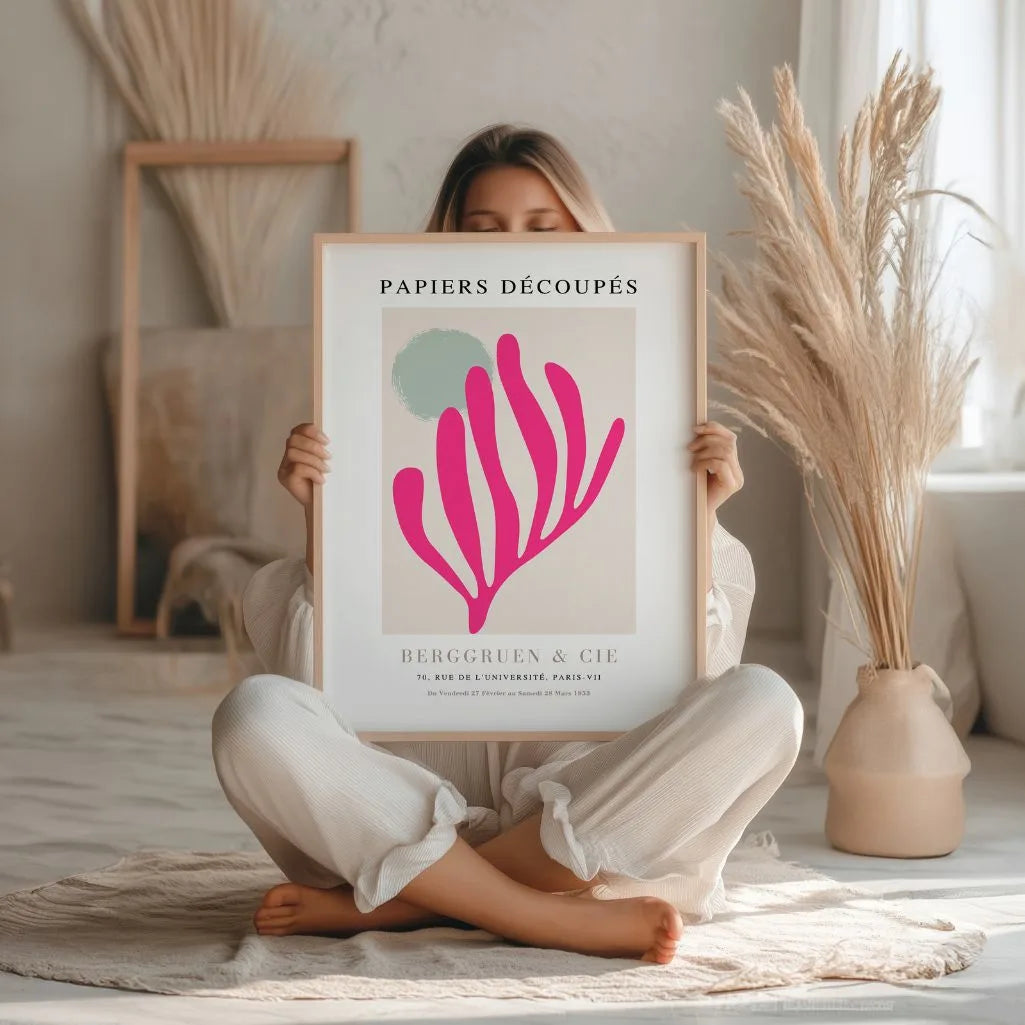 Matisse Fuksja Beż Plakat