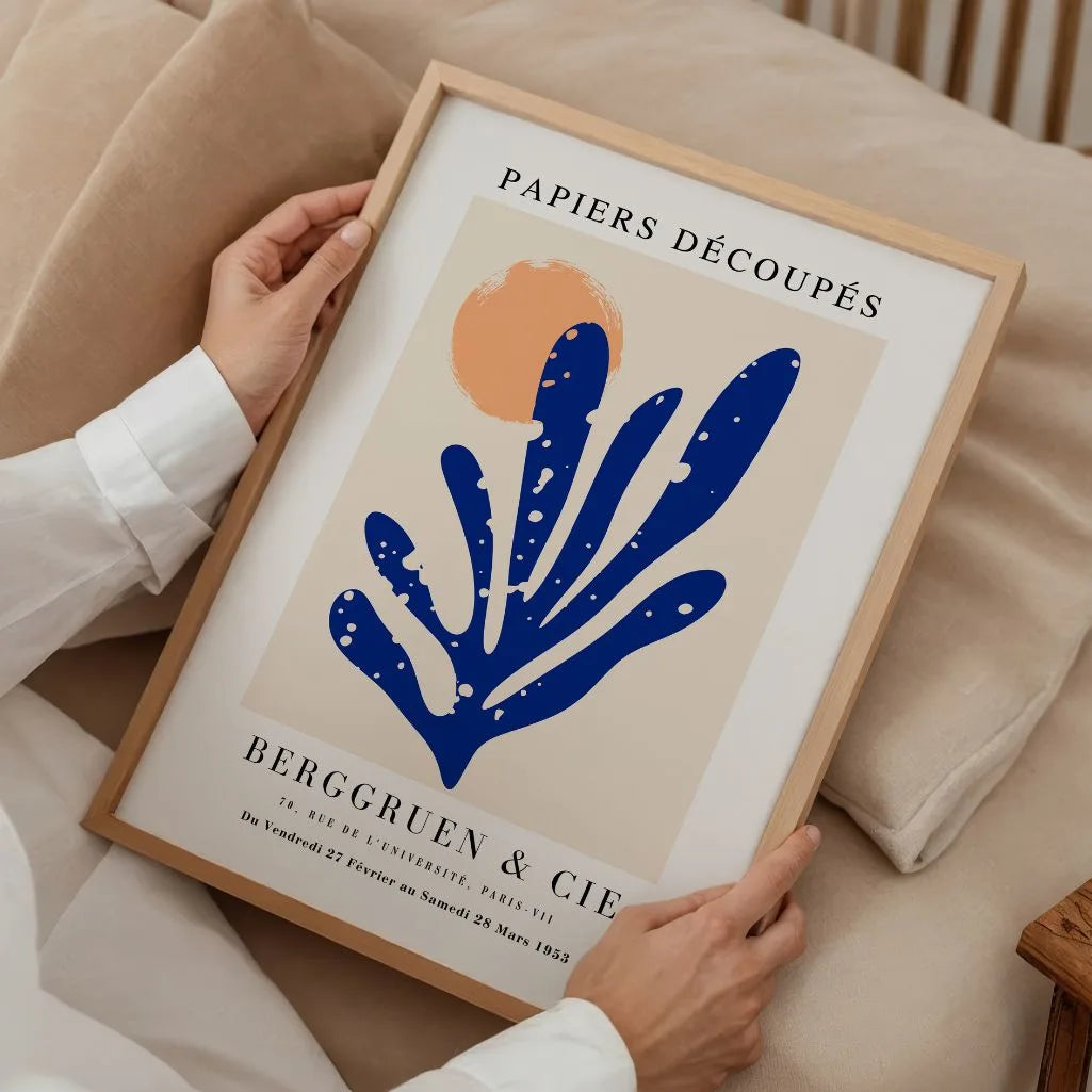 Matisse Głęboki Niebieski Plakat