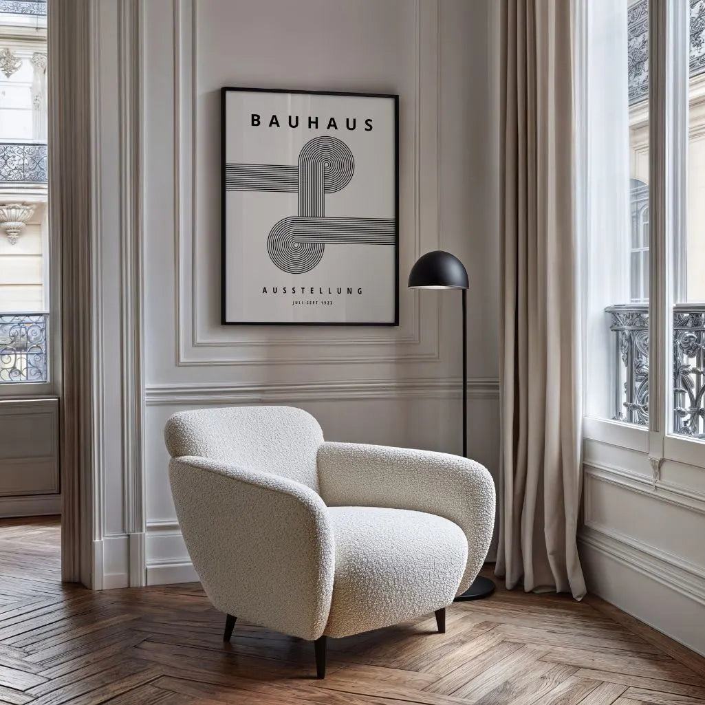 Bauhaus Rytm Linii Plakat