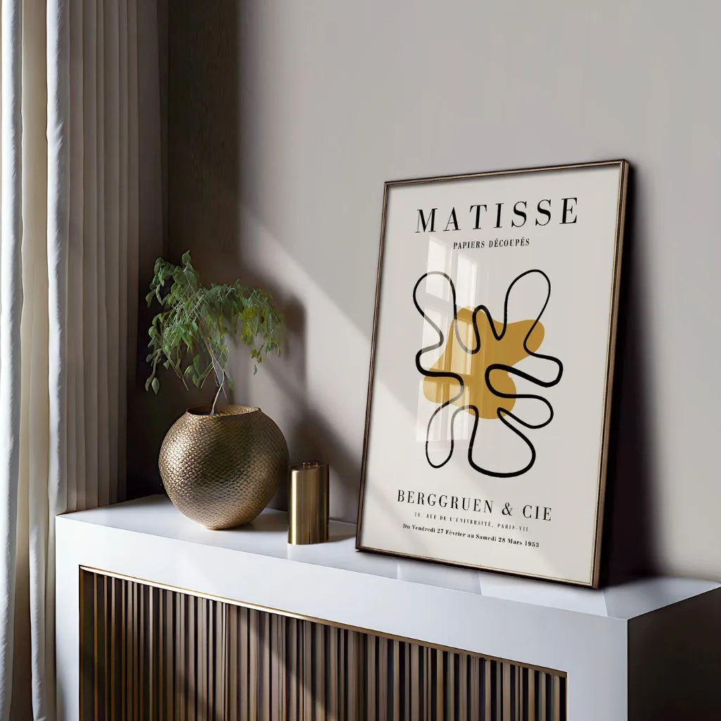 Plakat Matisse Musztardowy Akcent Forma