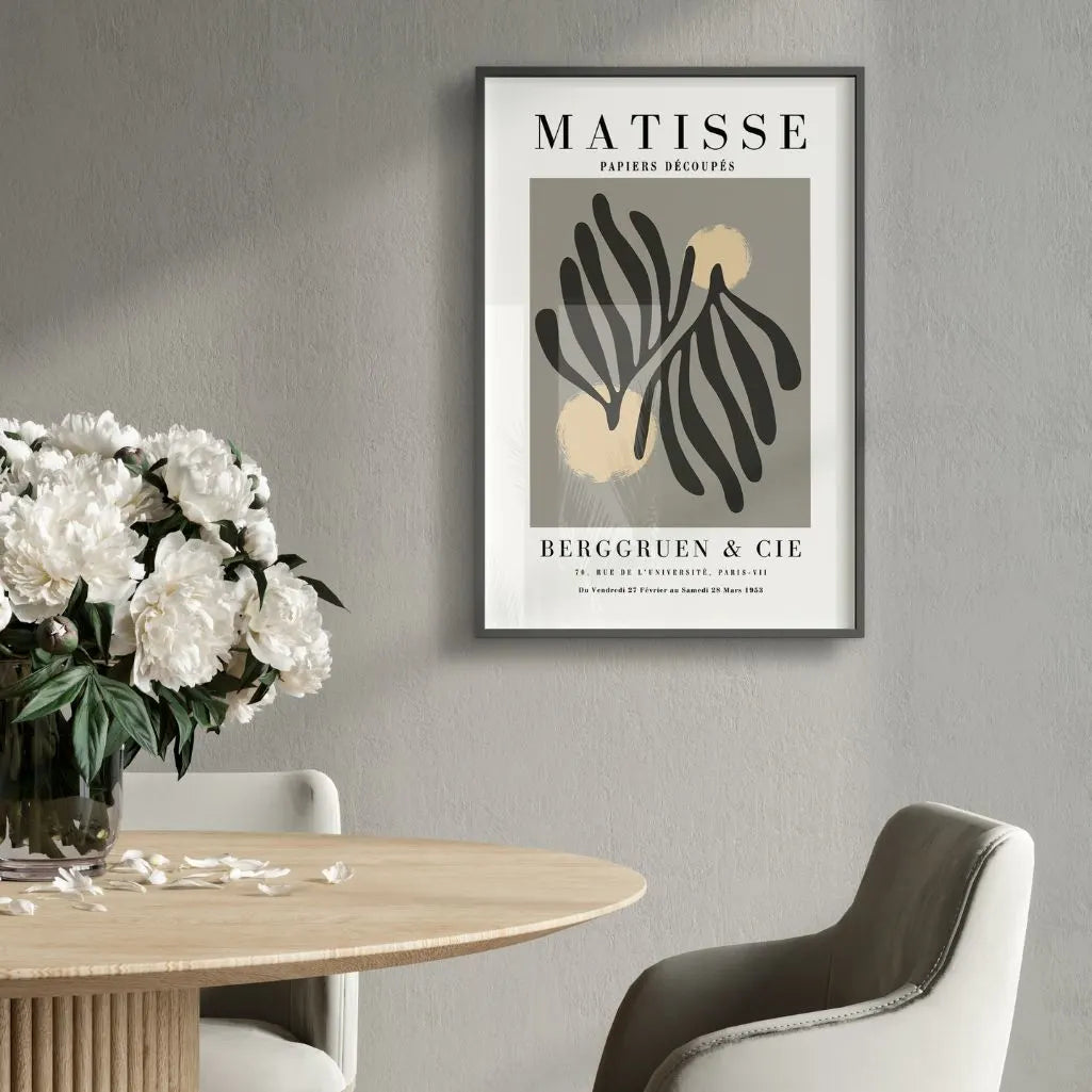 Plakat Matisse Szare Liście