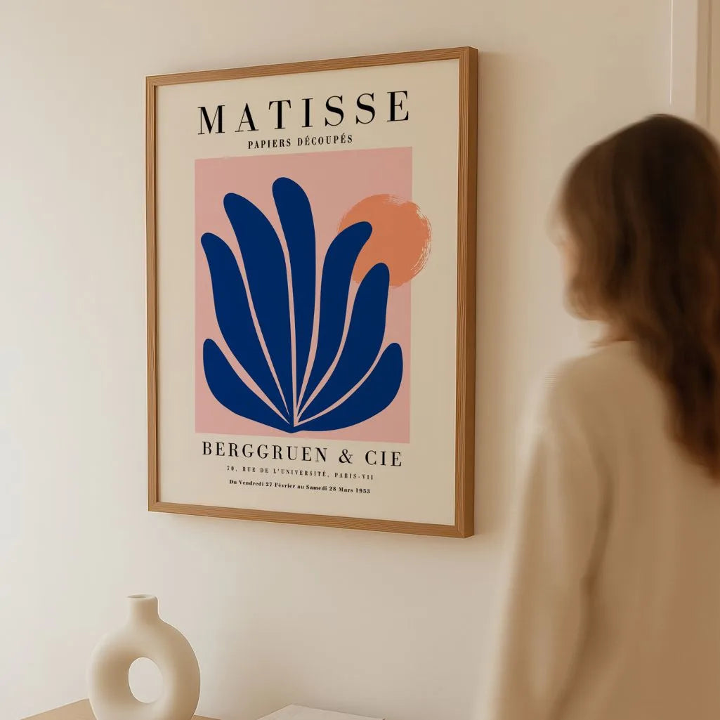 Matisse Granat Róż Plakat