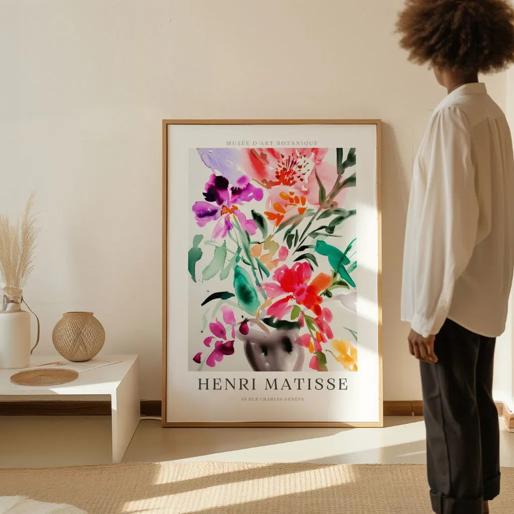Matisse Bukiet Akwarela Plakat
