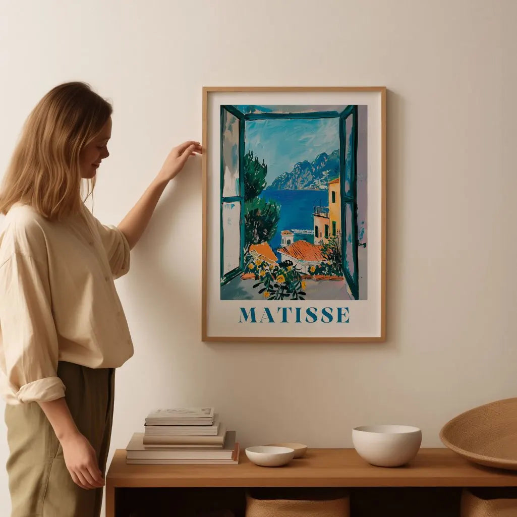 Matisse Okno Amalfi Plakat