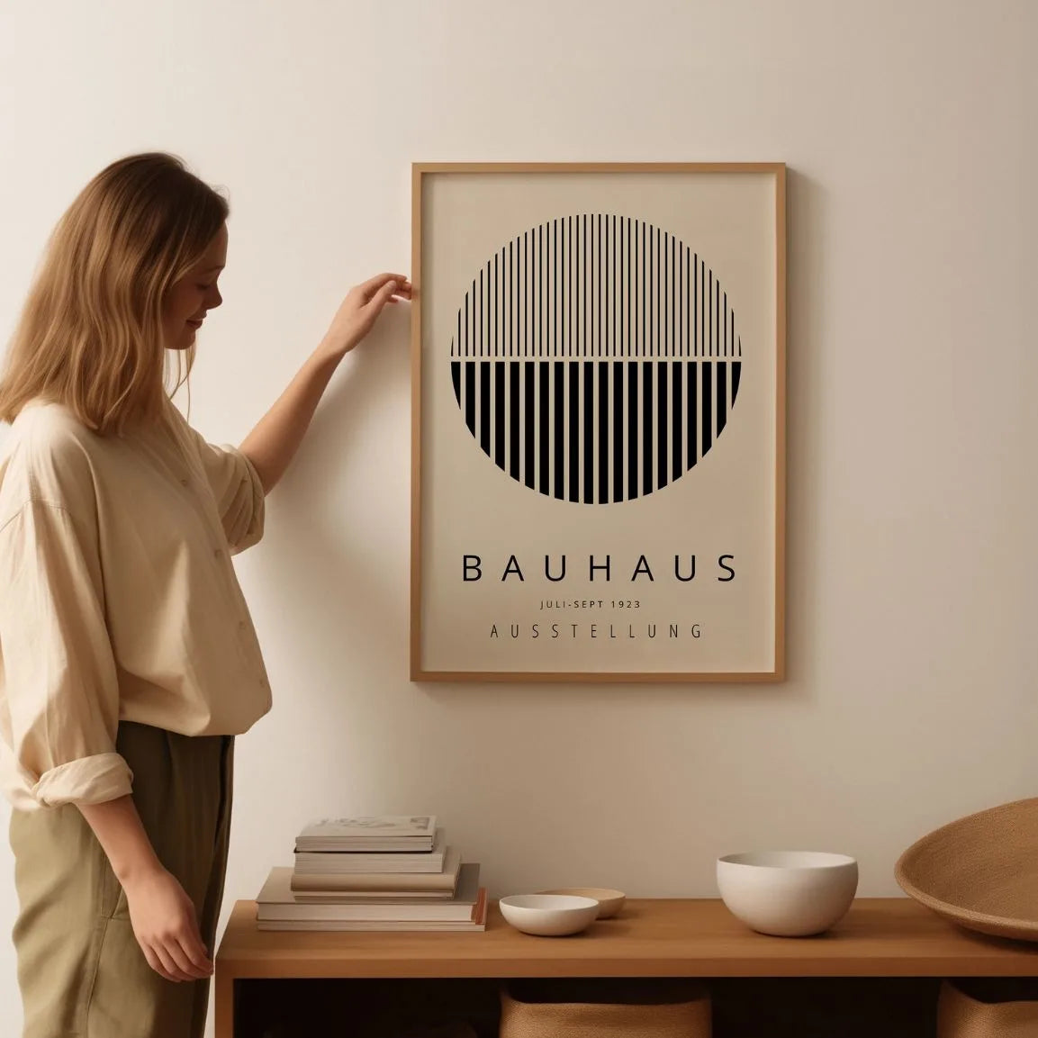 Plakat Bauhaus Pasiasty Okrąg