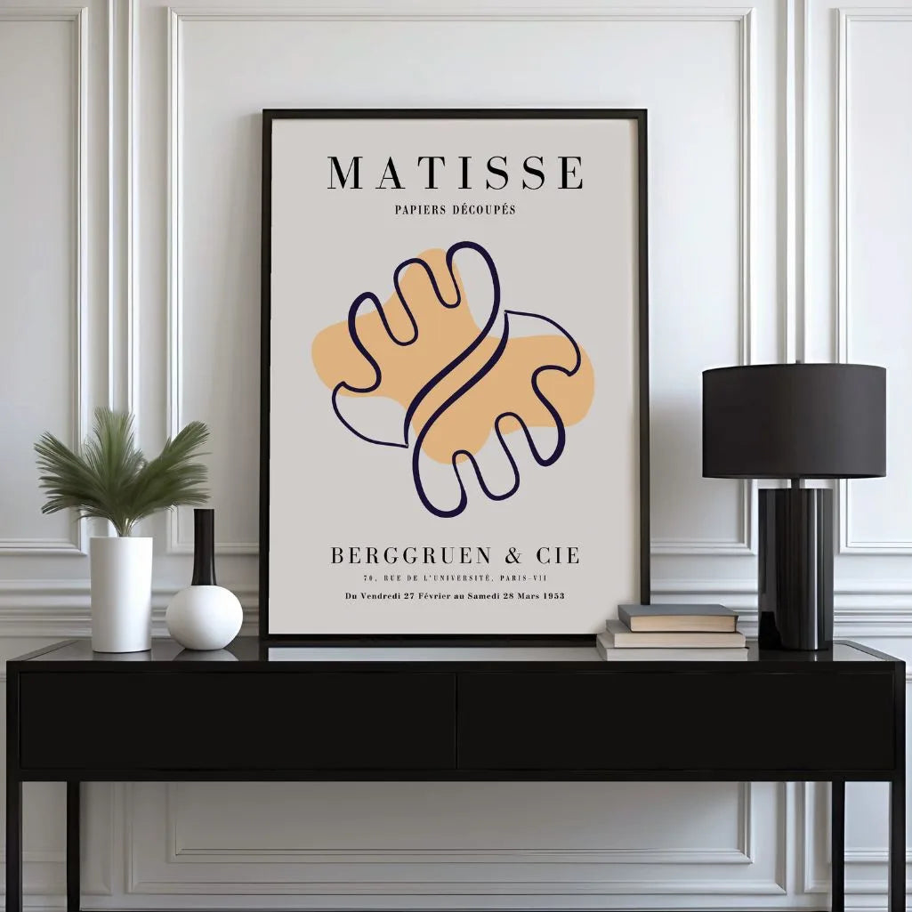 Plakat Matisse Pomarańczowa Forma Abstrakcyjna