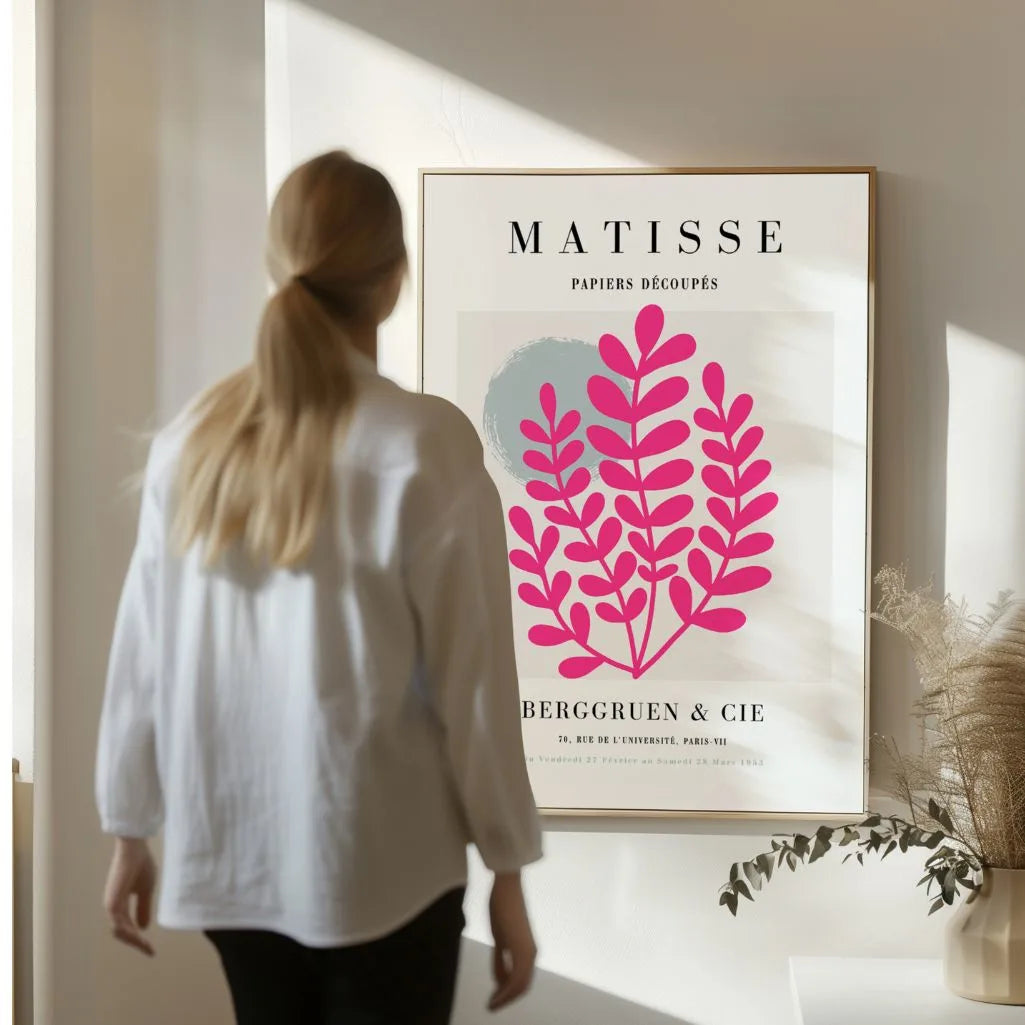 Matisse Różowa Gałązka Plakat