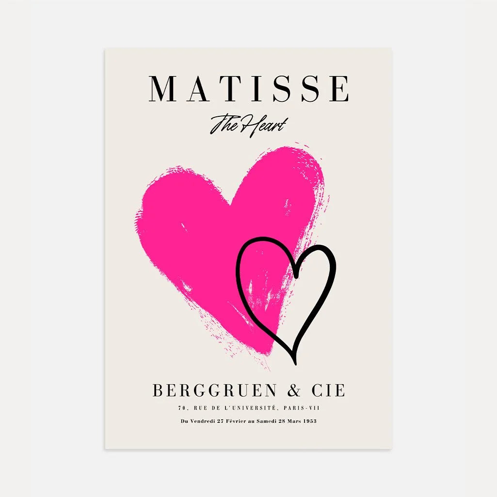Henri Matisse Serce Plakat
