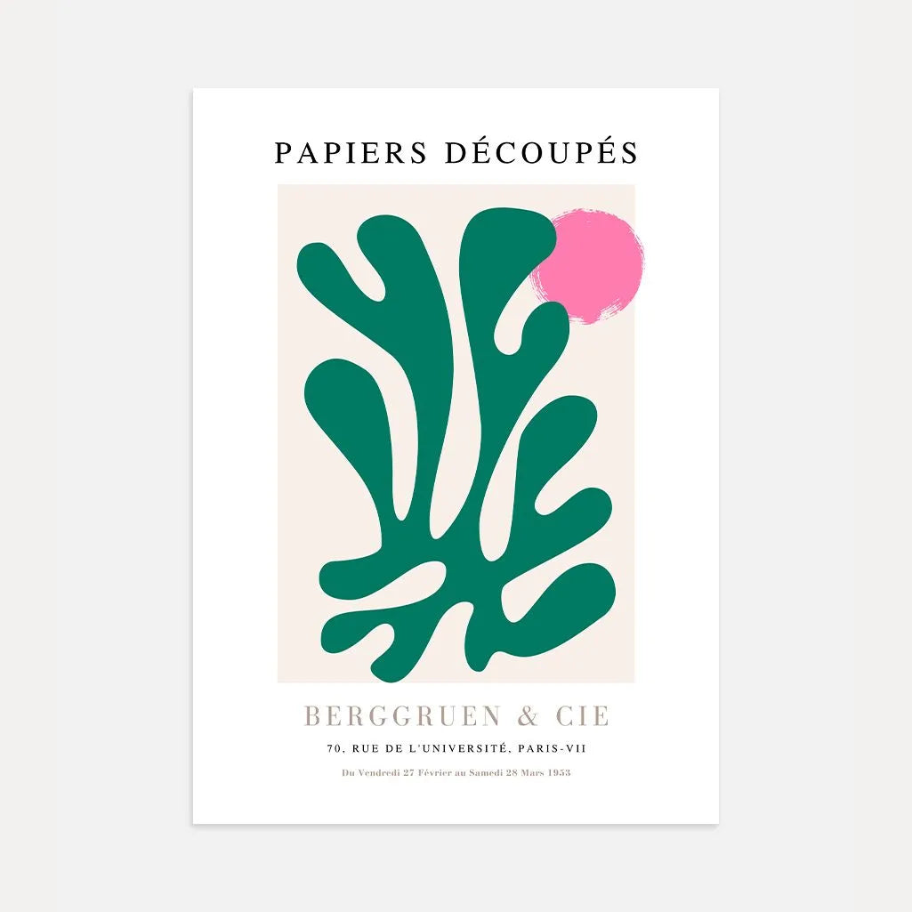 Matisse Zielony Botaniczny Plakat