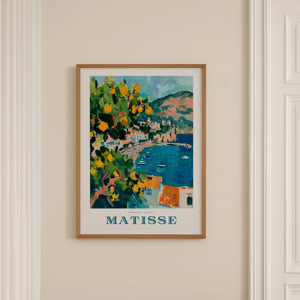 Matisse Amalfi Morski Niebieski Plakat