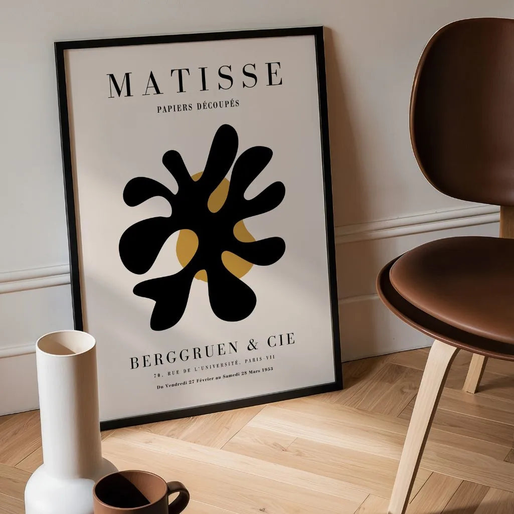 Plakat Matisse Czarna Abstrakcja