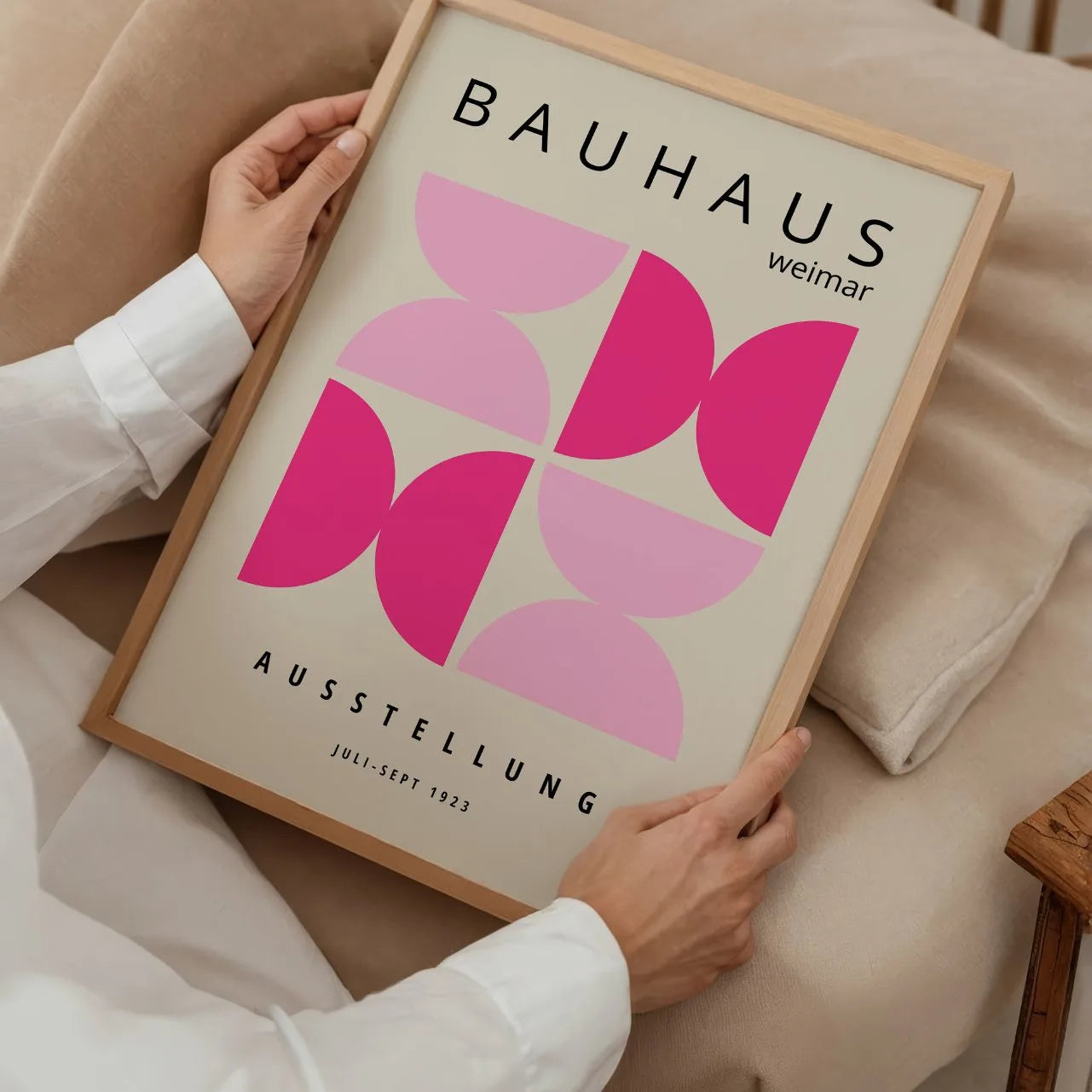 Bauhaus Róż Energia Plakat