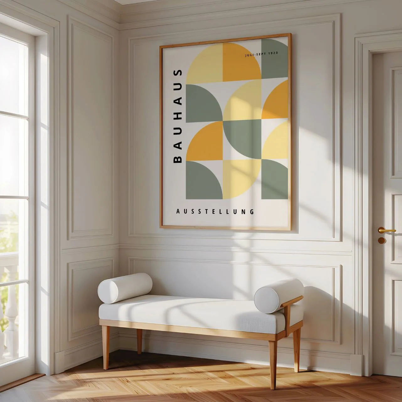 Bauhaus Pastelowa Równowaga Plakat