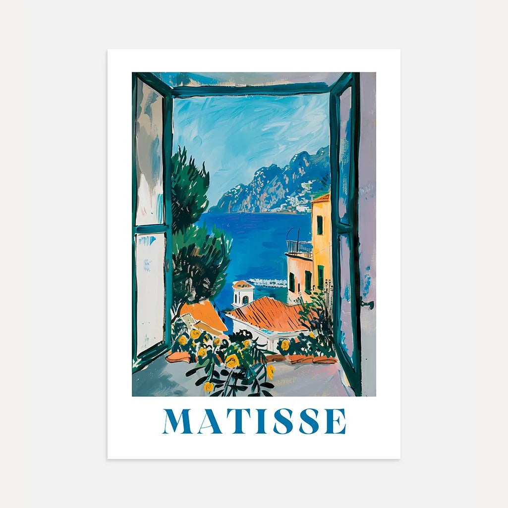 Matisse Okno Amalfi Plakat