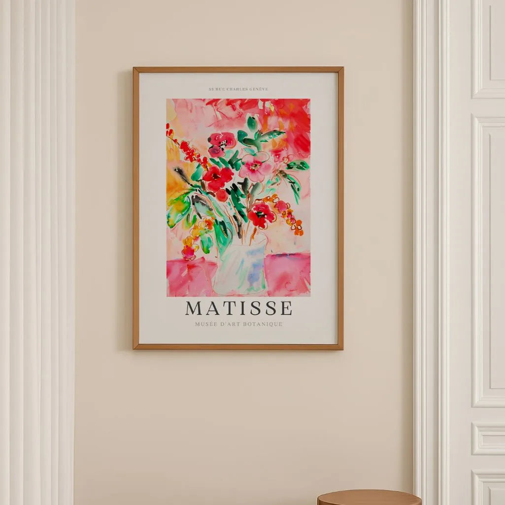 Matisse Czerwony Bukiet Plakat
