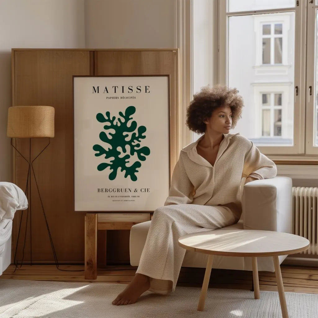 Matisse Głęboka Zieleń Plakat