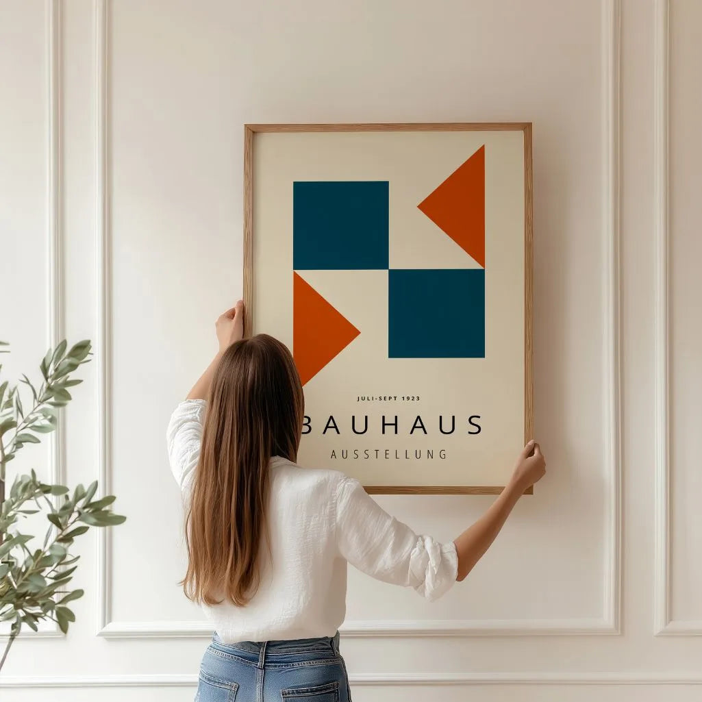 Bauhaus Kontrast Barw Plakat