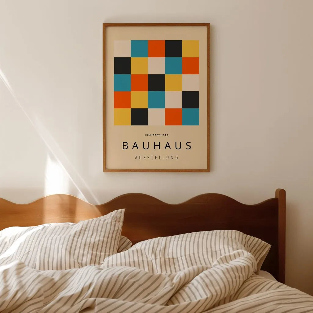 Bauhaus Bloki Koloru Plakat