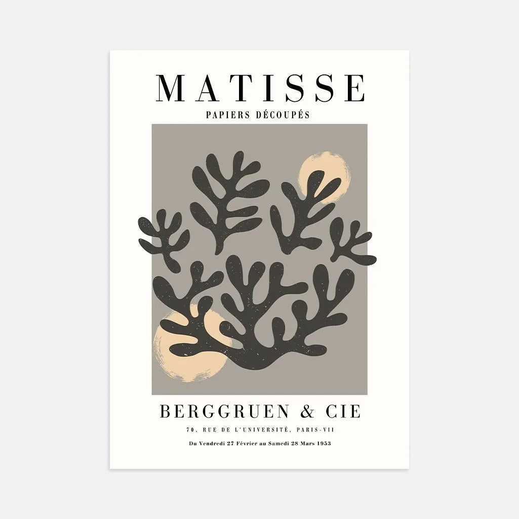 Plakat Matisse Szare Korale