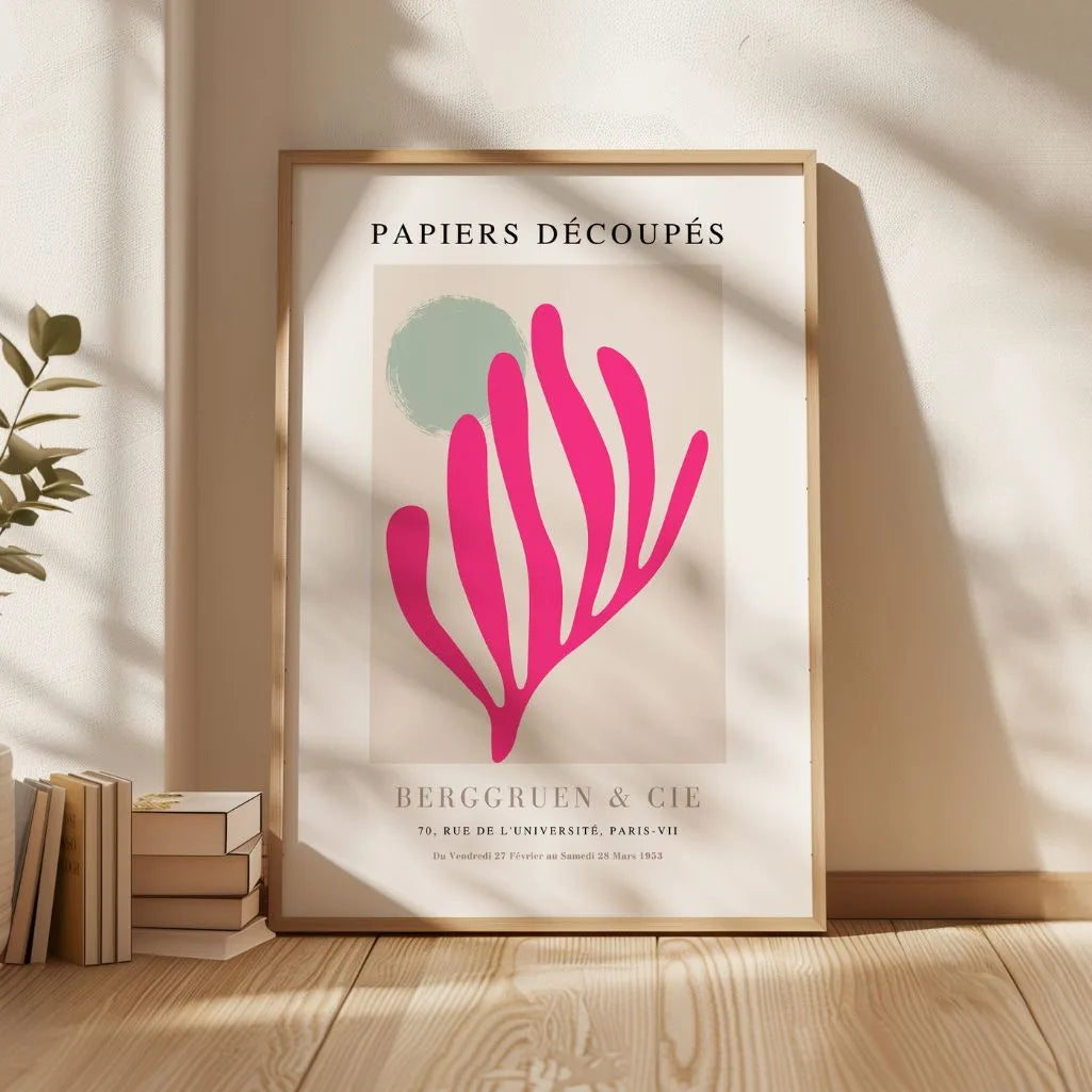 Matisse Fuksja Beż Plakat