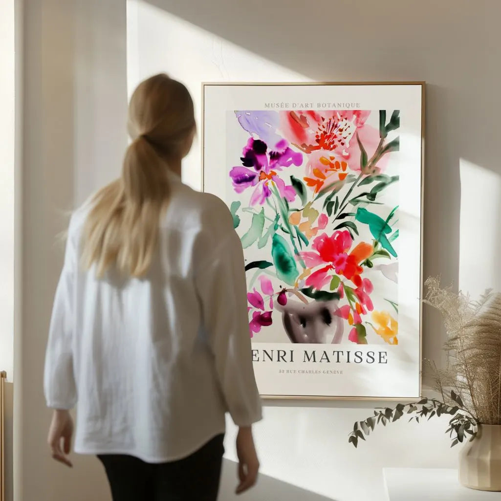 Matisse Bukiet Akwarela Plakat