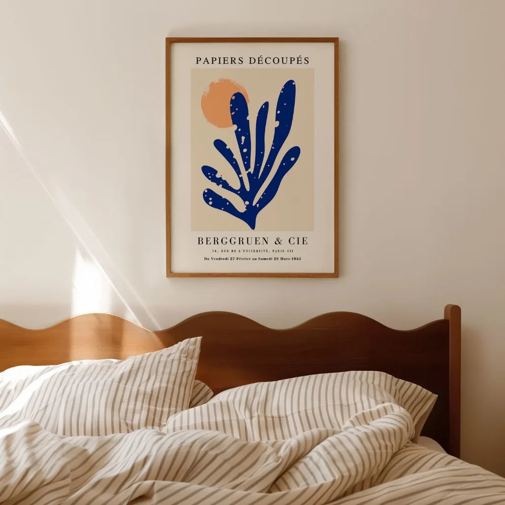 Matisse Głęboki Niebieski Plakat