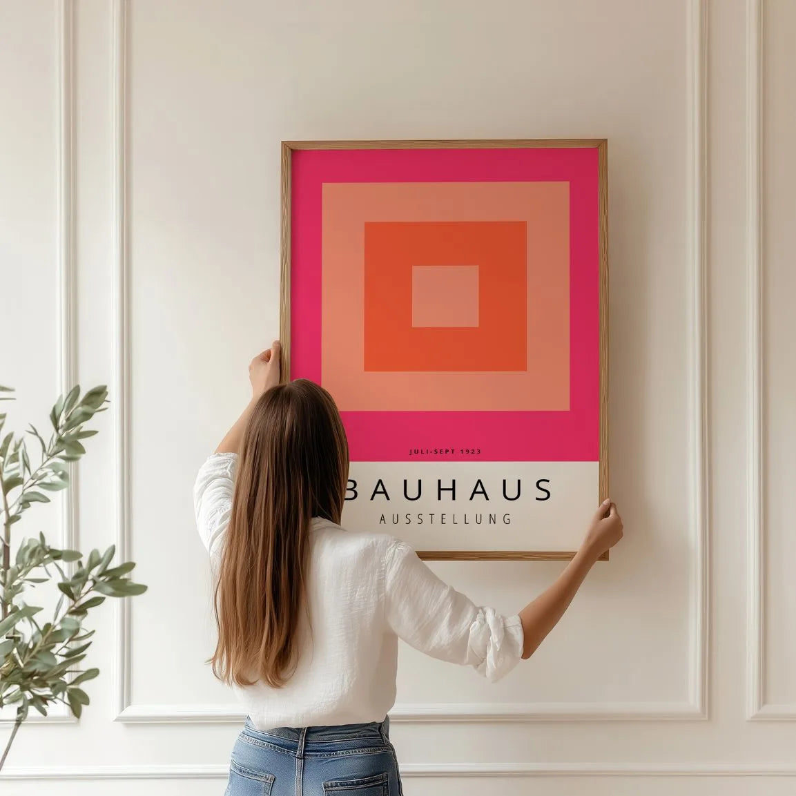 Bauhaus Pomarańcz Plakat