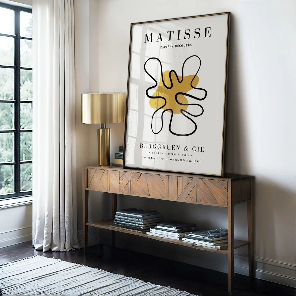 Plakat Matisse Musztardowy Akcent Forma