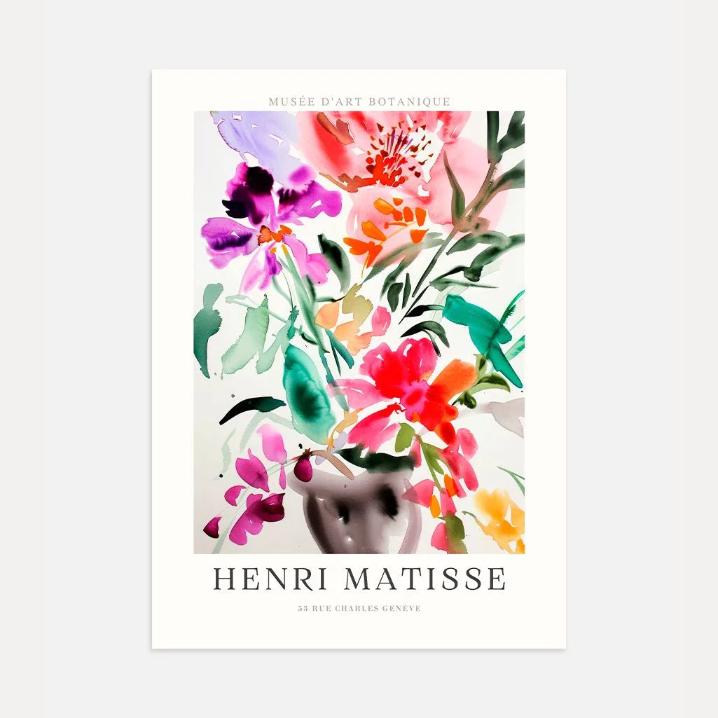 Matisse Bukiet Akwarela Plakat