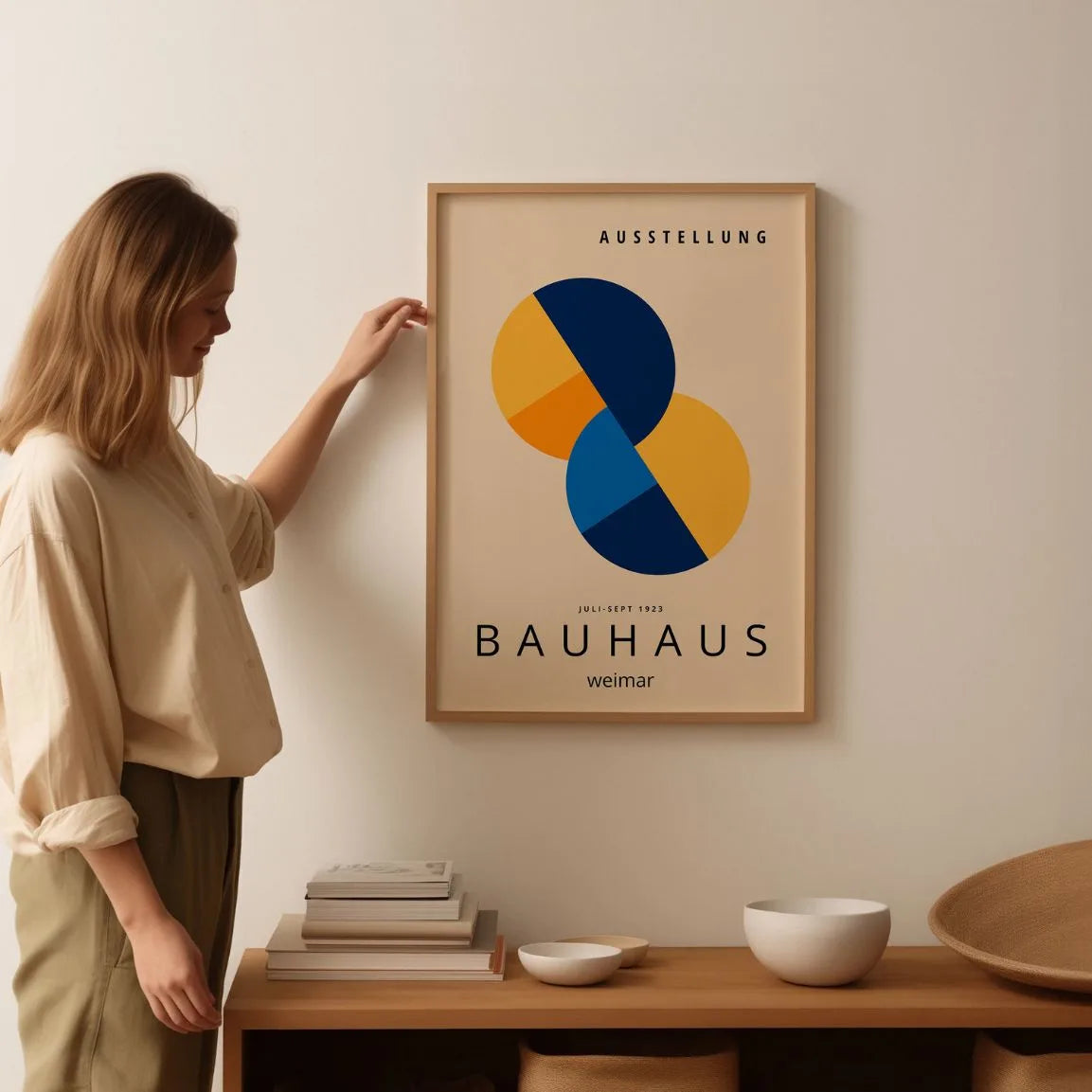 Bauhaus Nakładające Się Formy Plakat