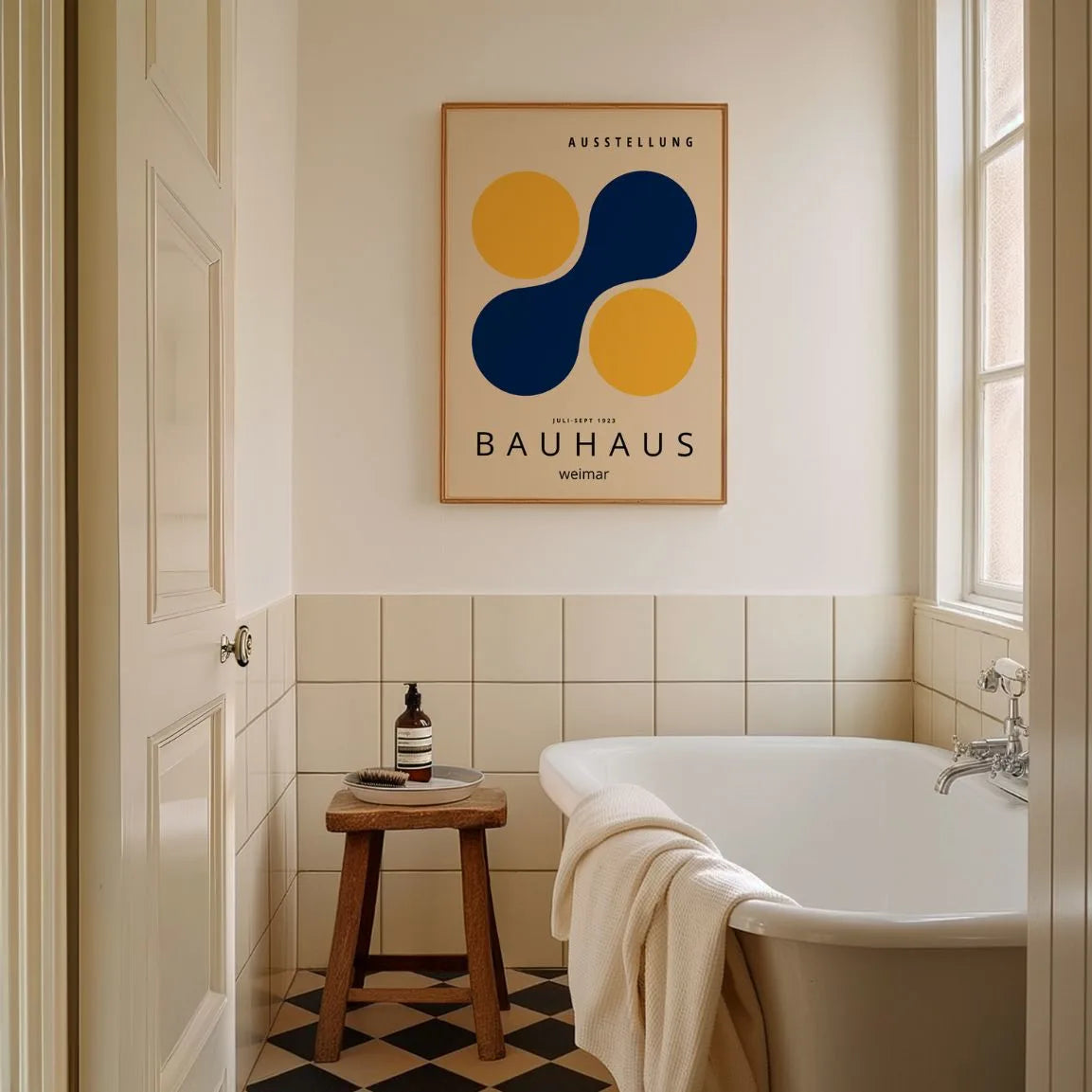 Bauhaus Żółte Koła Plakat