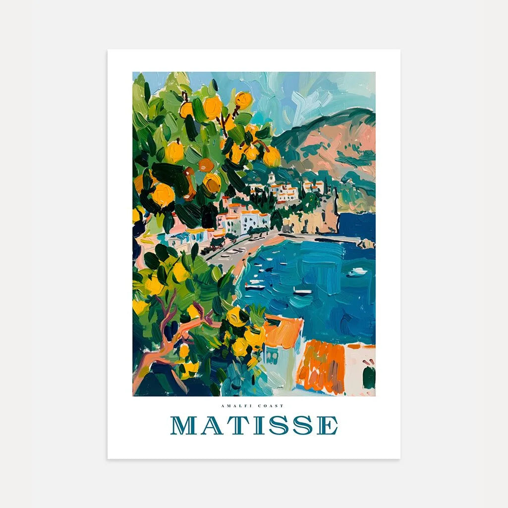 Matisse Amalfi Morski Niebieski Plakat